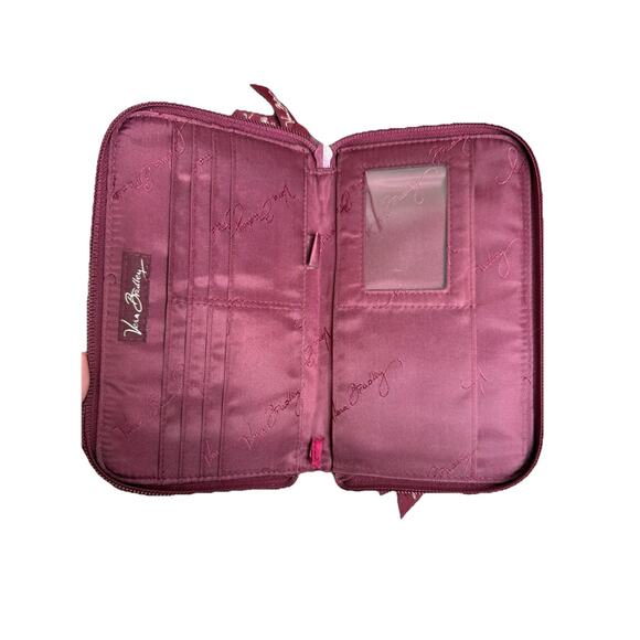 Vera Bradley Paisley Wallet Clutch in Burgundy - Picture 3 of 3